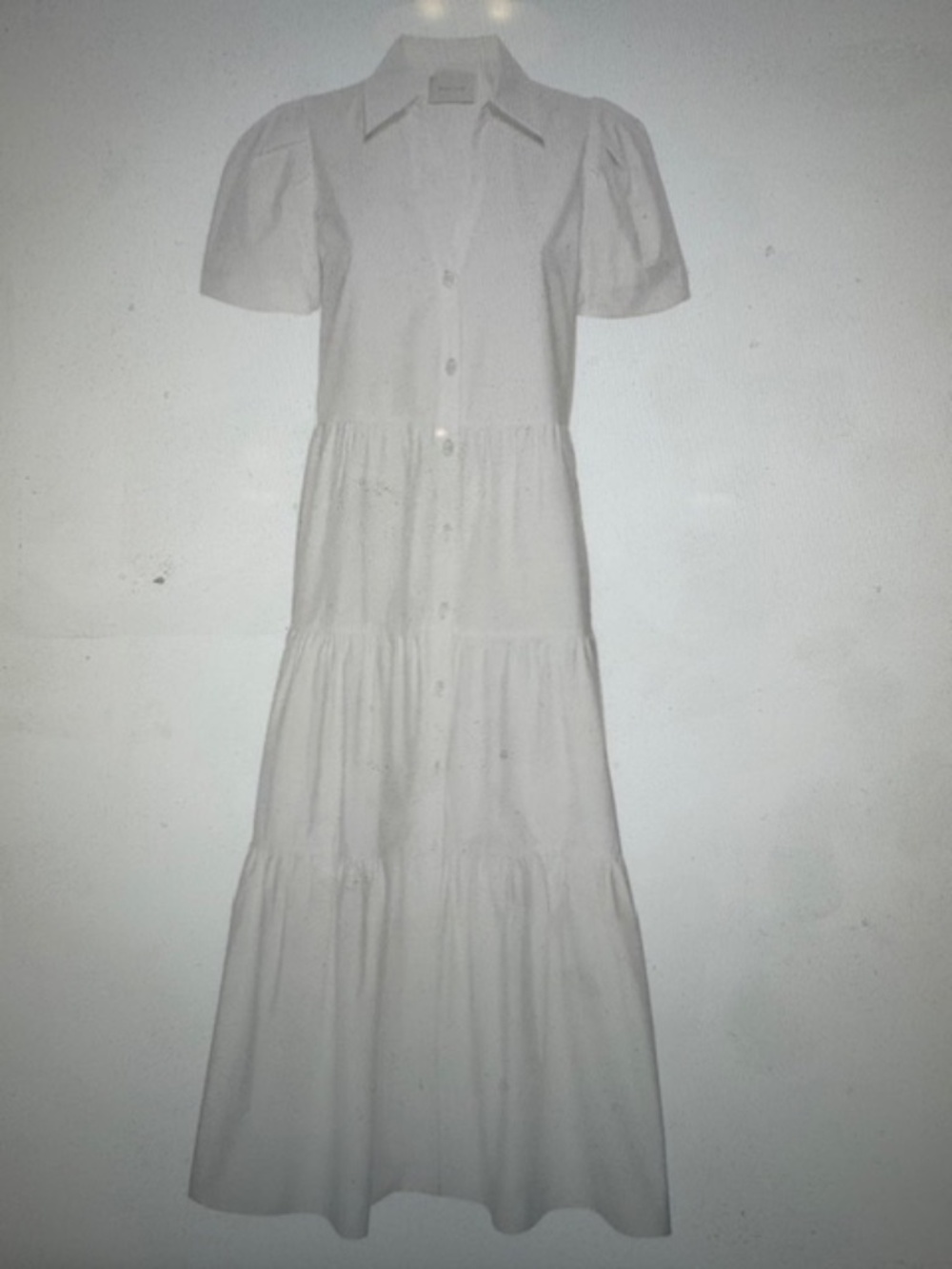Like new- Worn ONCE! EUC Brochu Walker $348 Havana Dress in Ivory, Medium - Picture 3 of 6
